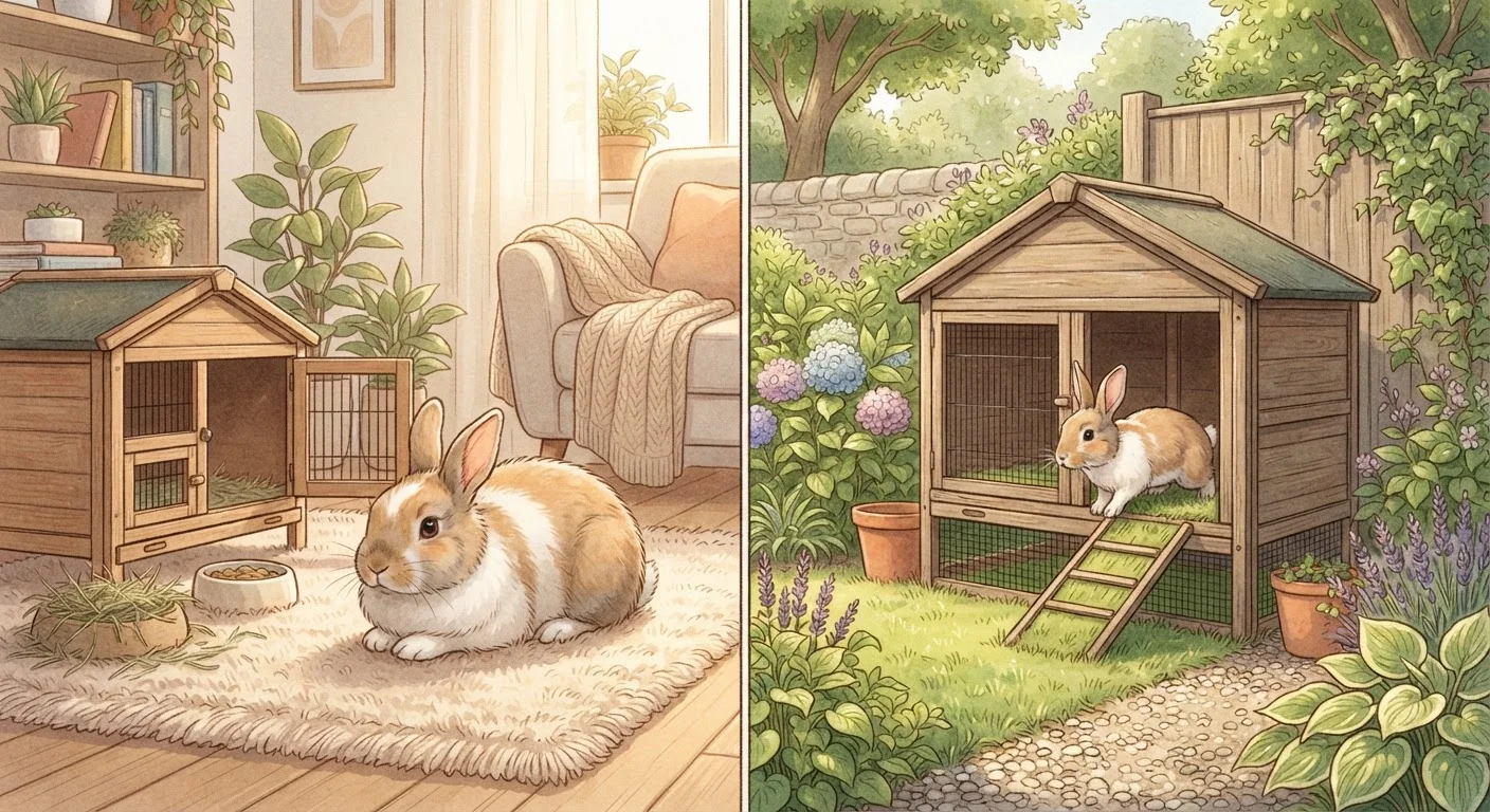 Indoor vs. Outdoor Rabbit Keeping: Weighing the Real Trade-Offs