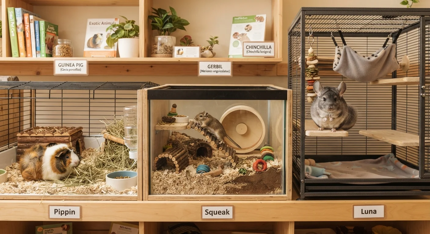 Keeping Exotic Small Pets: What Owners of Guinea Pigs, Gerbils, and Chinchillas Wish They'd Known