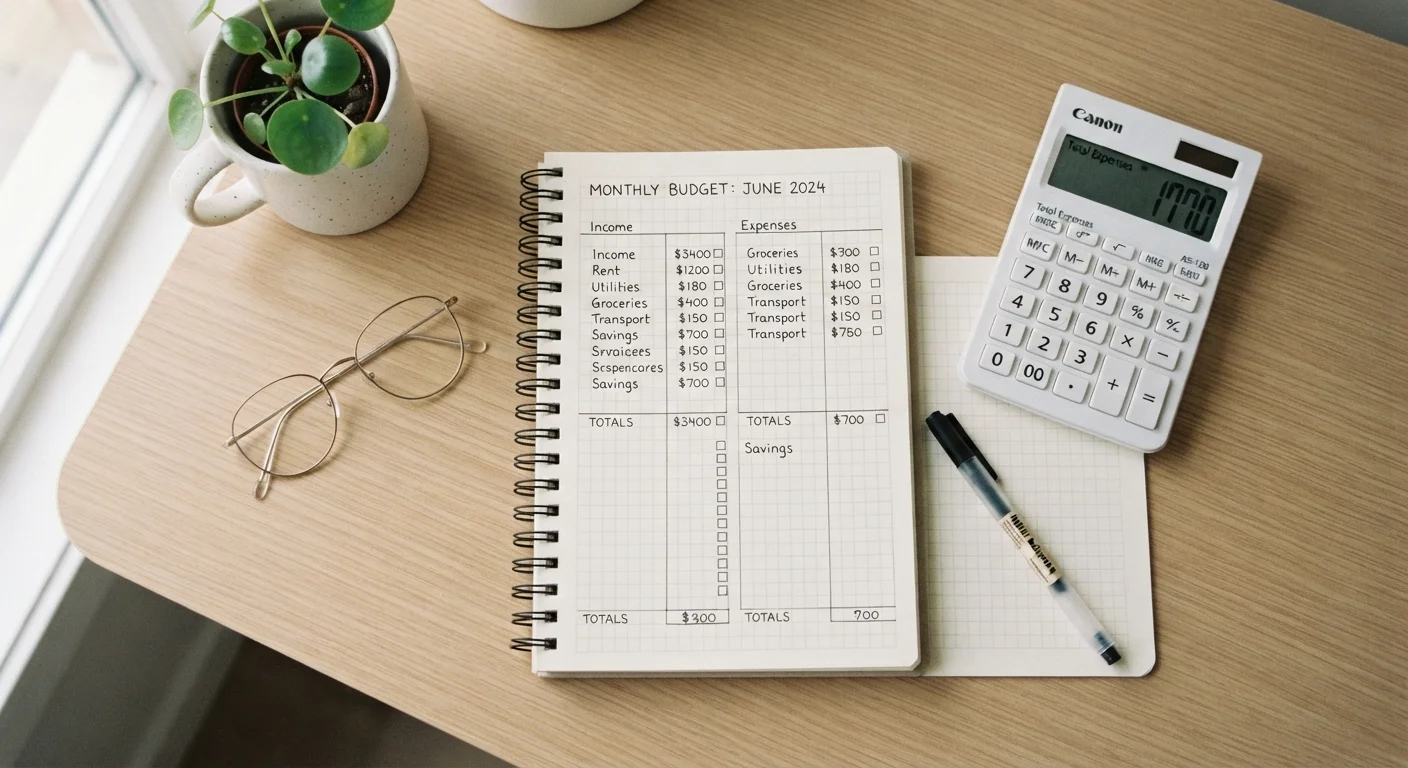 Monthly Budget Setup Checklist for First-Timers
