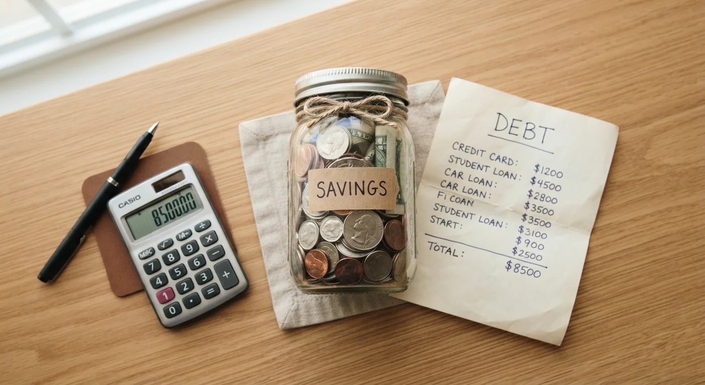 Saving vs. Paying Off Debt: Which Should Come First?