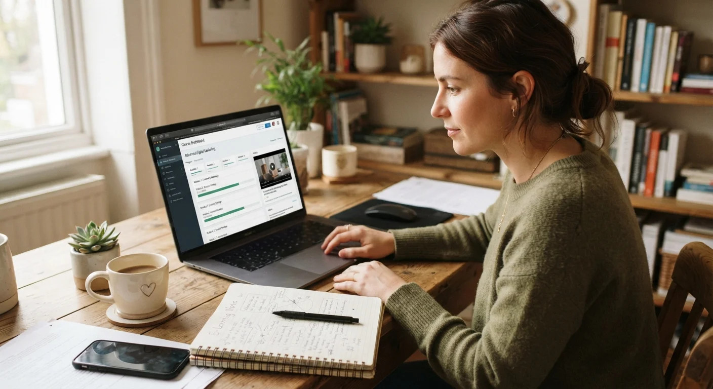 Studying Online Isn't Just Watching Videos: The Real Shape of a Digital Course