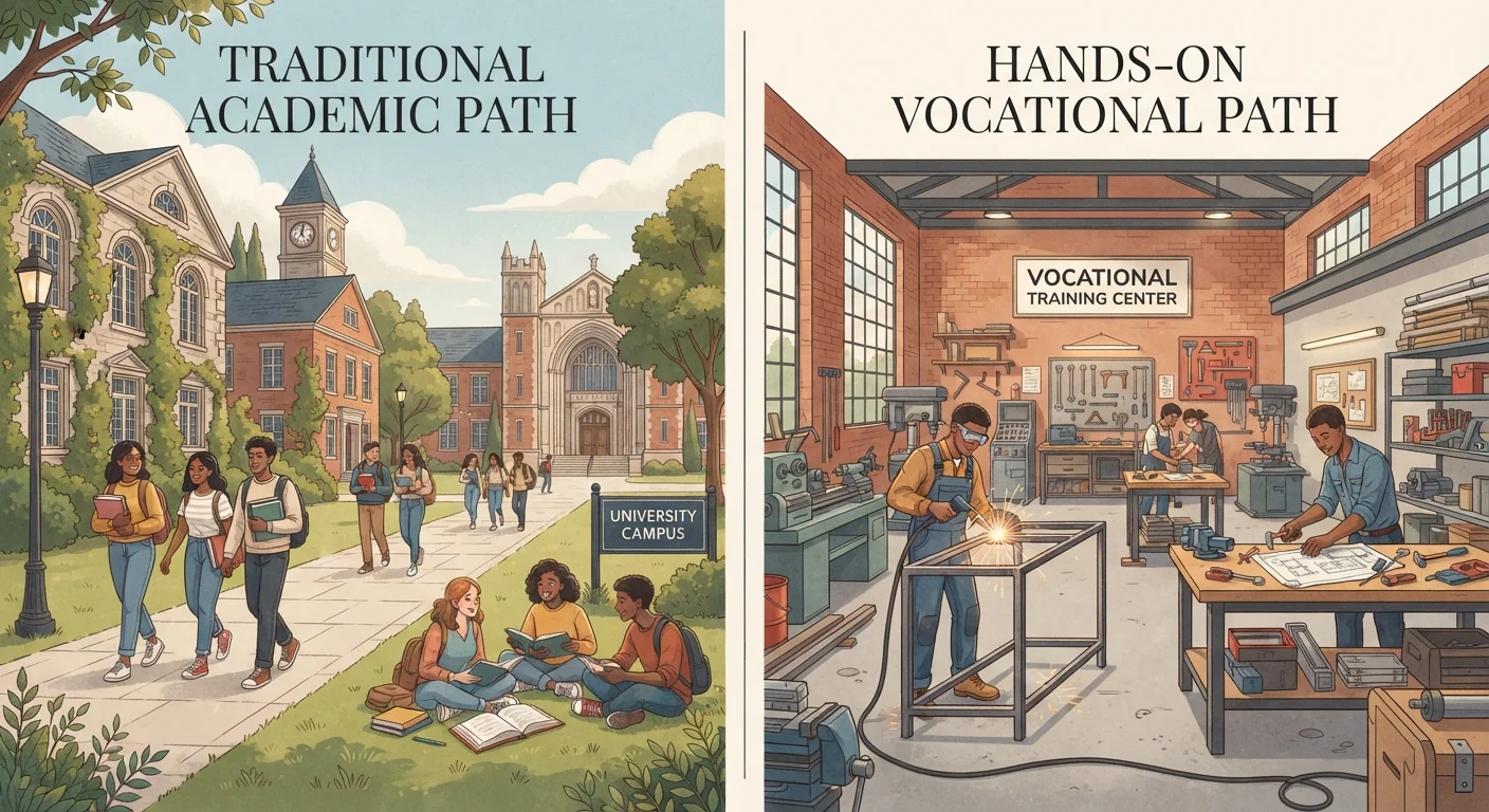 University vs. Vocational Training: Choosing the Right Starting Point