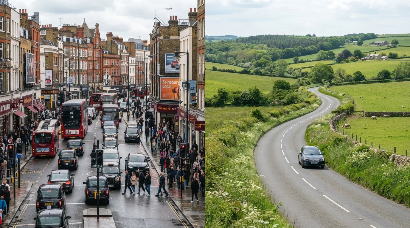 Urban Traffic vs Rural Roads: Adjusting Your Driving Style