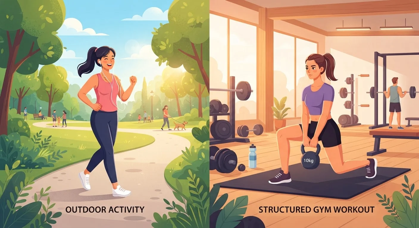 Walking vs Structured Exercise: What Beginners Should Know