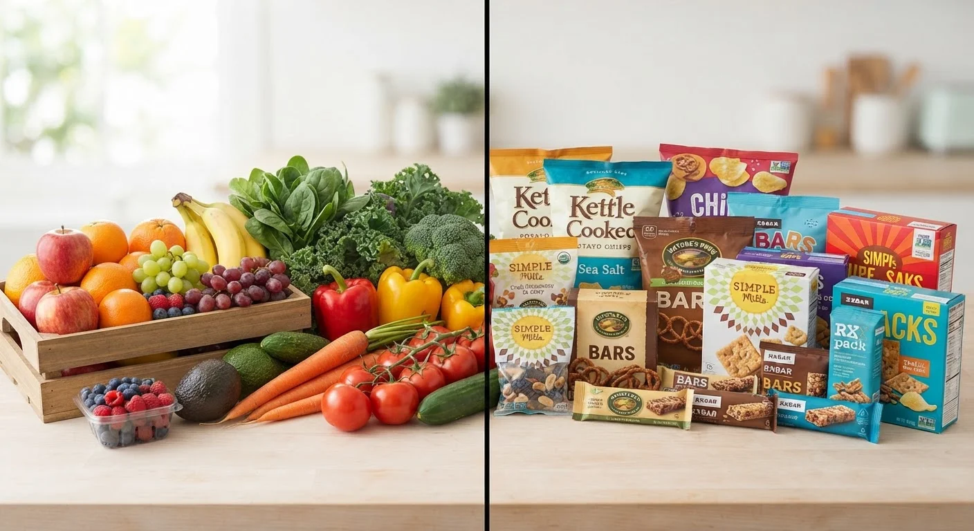 Whole Foods vs. Ultra-Processed Foods