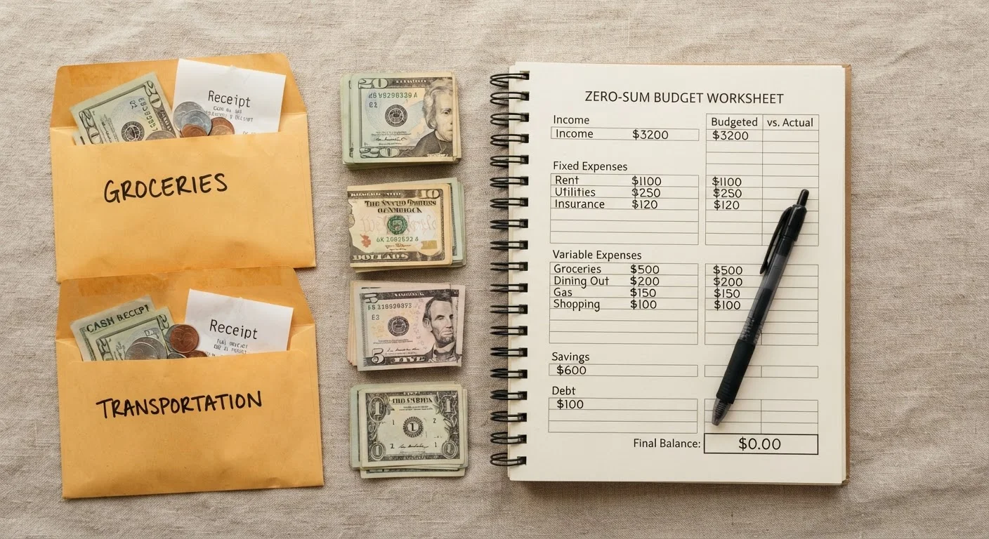Zero-Based Budgeting vs. the Envelope Method: Two Approaches Compared